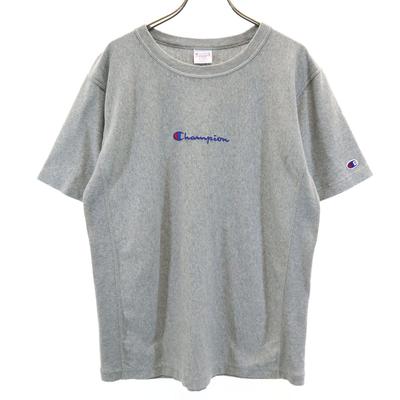 T-shirt με κοντό μανίκι, Ανάποδη πλέξη, Βαριάς πλέξης, XL, Γκρι, Ανδρικό, Μεταχειρισμένο