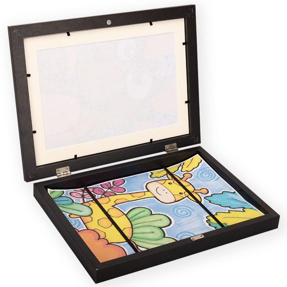 Home Decor Picture Display Children Magnetic Desktop Ornaments Photo Frame Art Frames Oil Painting