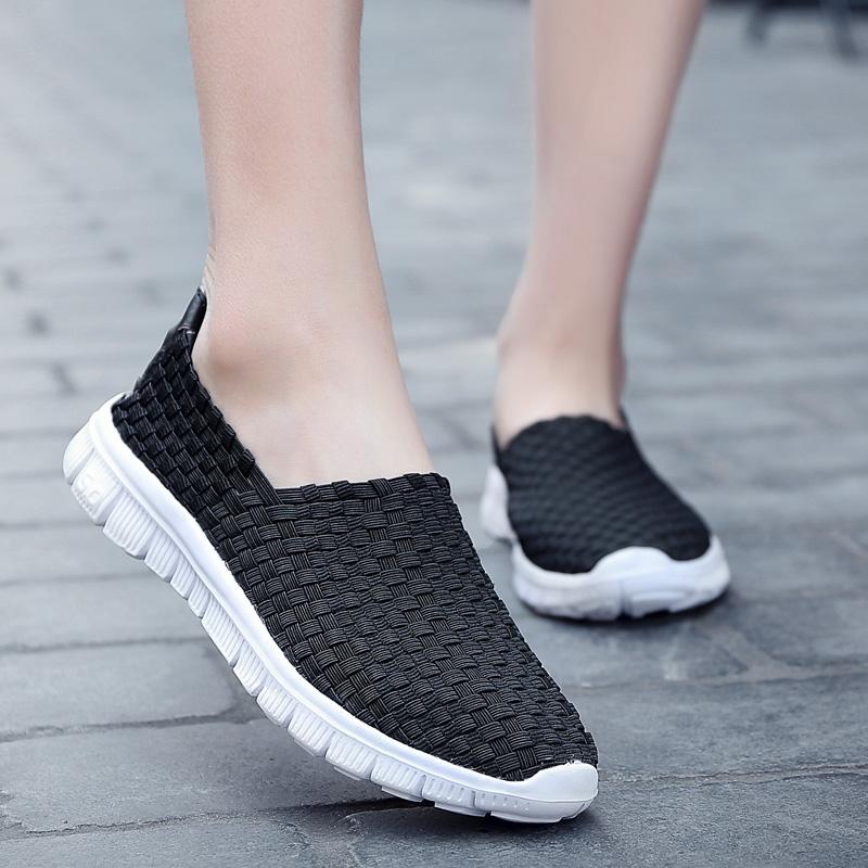 Léto Muži Cop Plážové Líné Boty Ležérní Výplet Pohodlí Nazouvání Tenis Dámské Tenisky pro děti