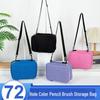 Large Capacity Art Student Brush & Pencil Storage Bag - 72 Slot Oxford Cloth with Shoulder Strap