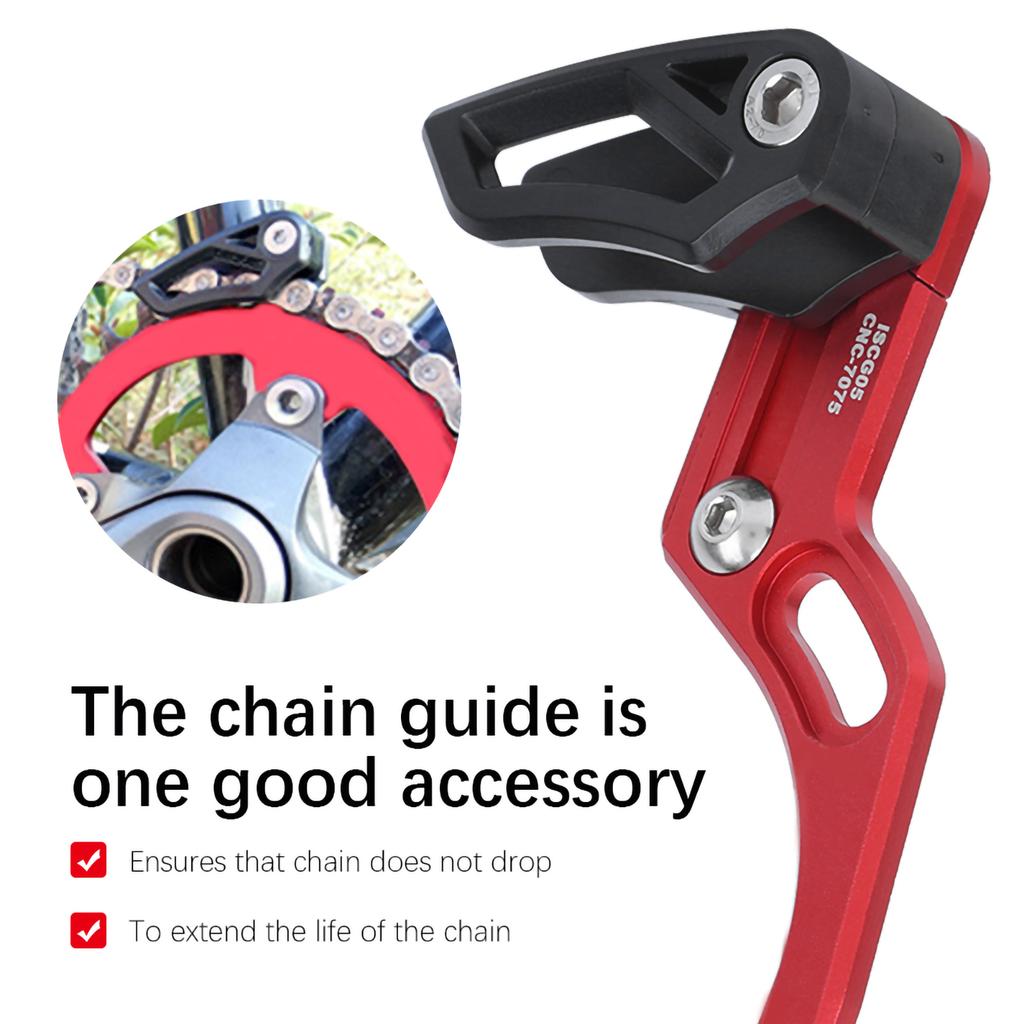 Single Disc Bike Chain Stabilizer BB Mid Lock Cycling Accessory