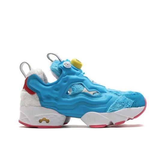 Reebok Doraemon x atmos x InstaPump Fury OG 'Furry Blue' GV7288 Buty Męskie