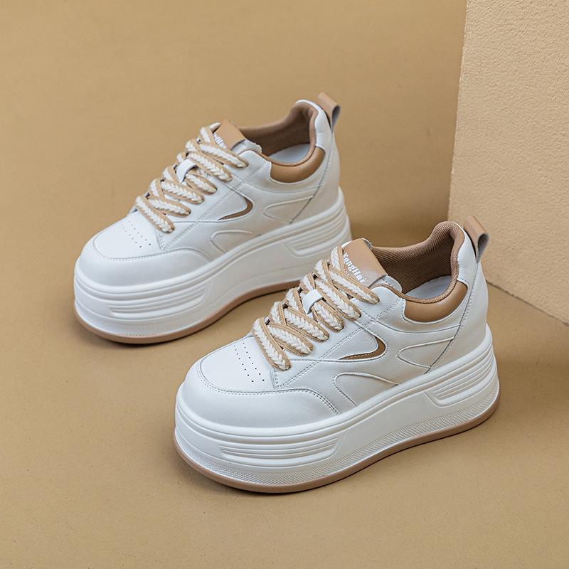 

Versatile thick-soled inner height-increasing shoes autumn new little white shoes female students sports and leisure women s shoes 40