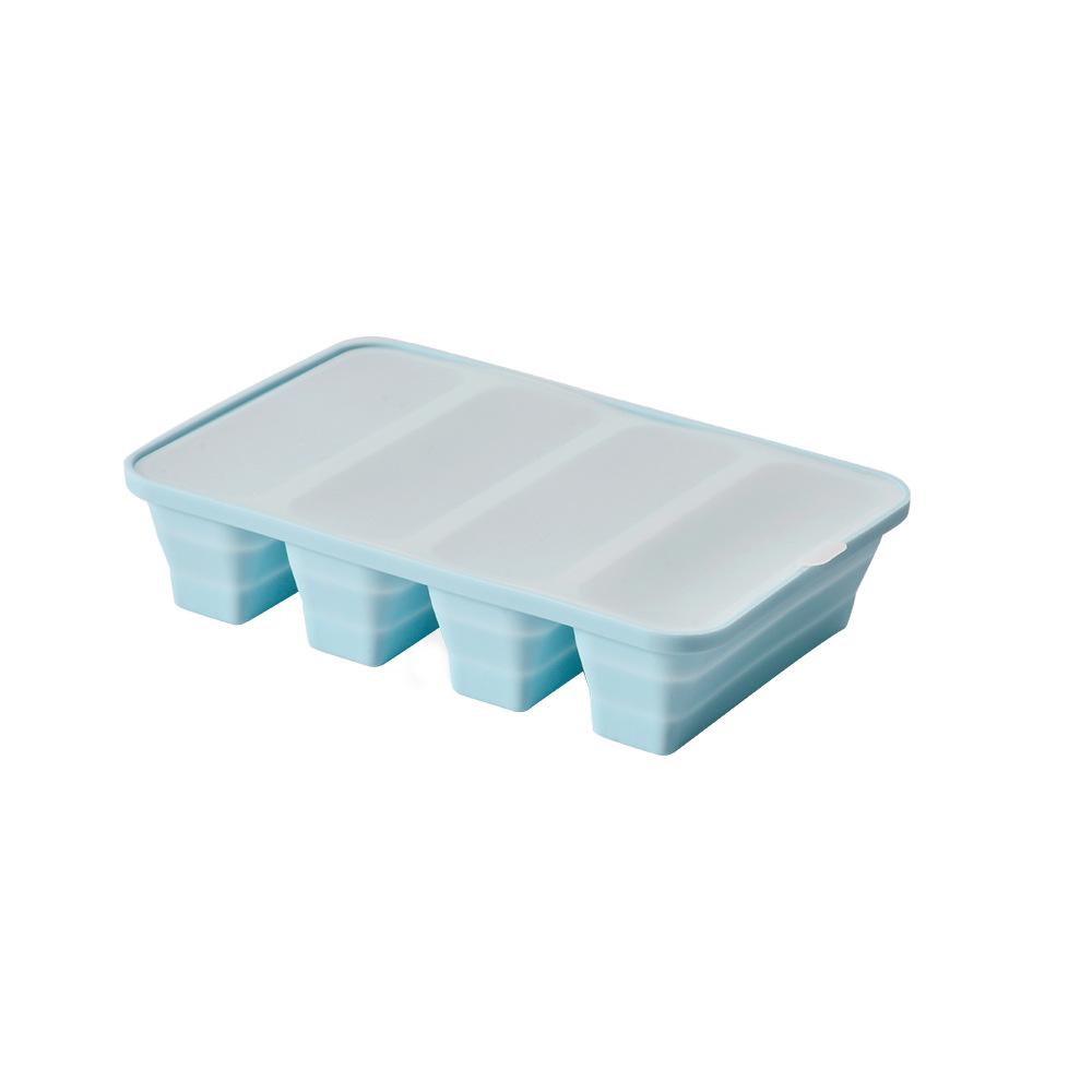 

Складной силиконовый поддон для льда, прямоугольный кубический контейнер, морозильная камера для виски, сферическая форма, шар, морозильная камера для приготовления мороженого, кухонные принадлежности синий