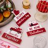 Valentine's Day Ornaments Wooden Home Decoration Craft Gift Valentine's Day Desktop Ornaments