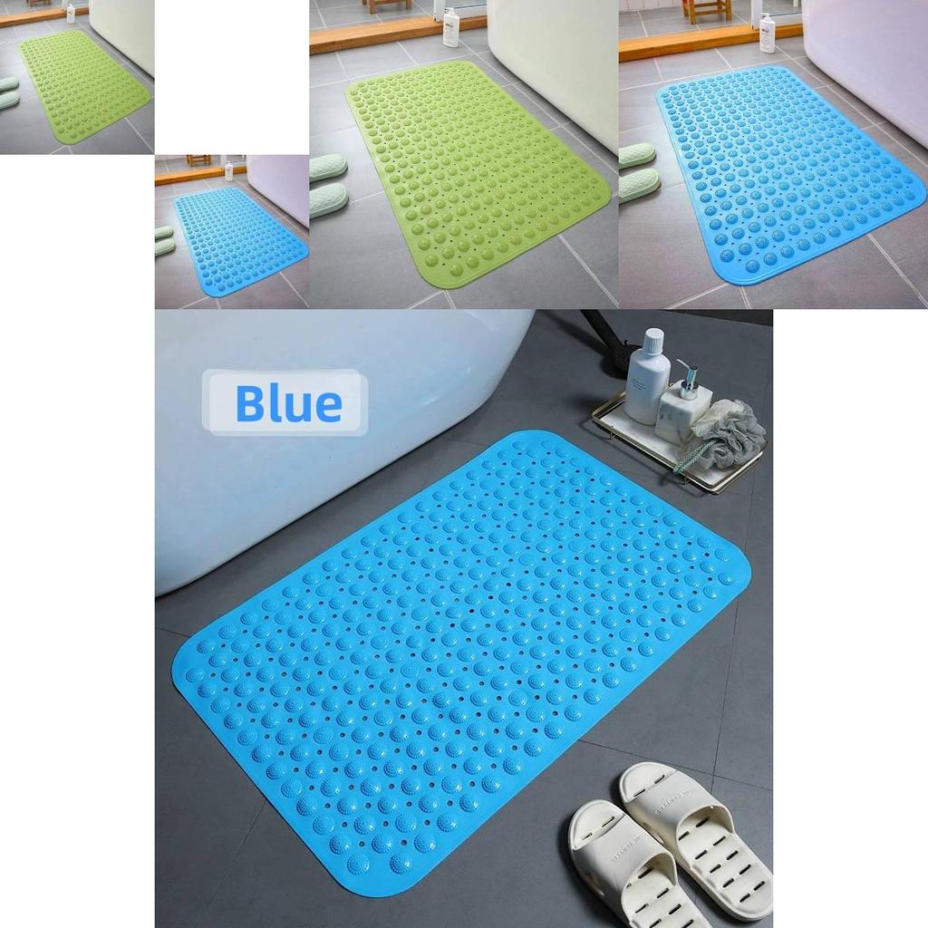 Modern Minimalist Pvc Bathroom Anti Slip Mat With Massage Design For Safe Showering