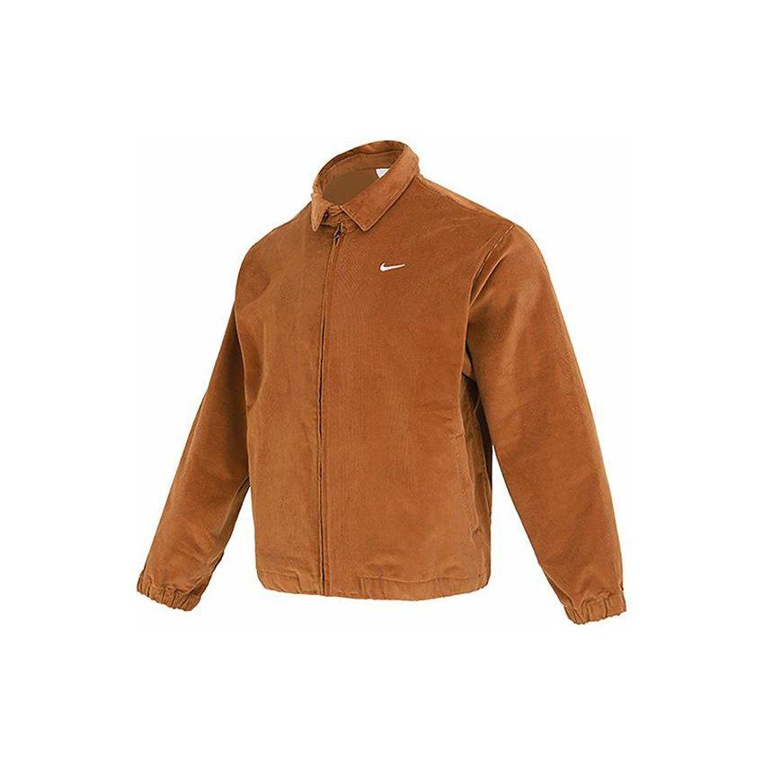 Nike Life Harrington Cordjacke 'Braun' DX9071-270
