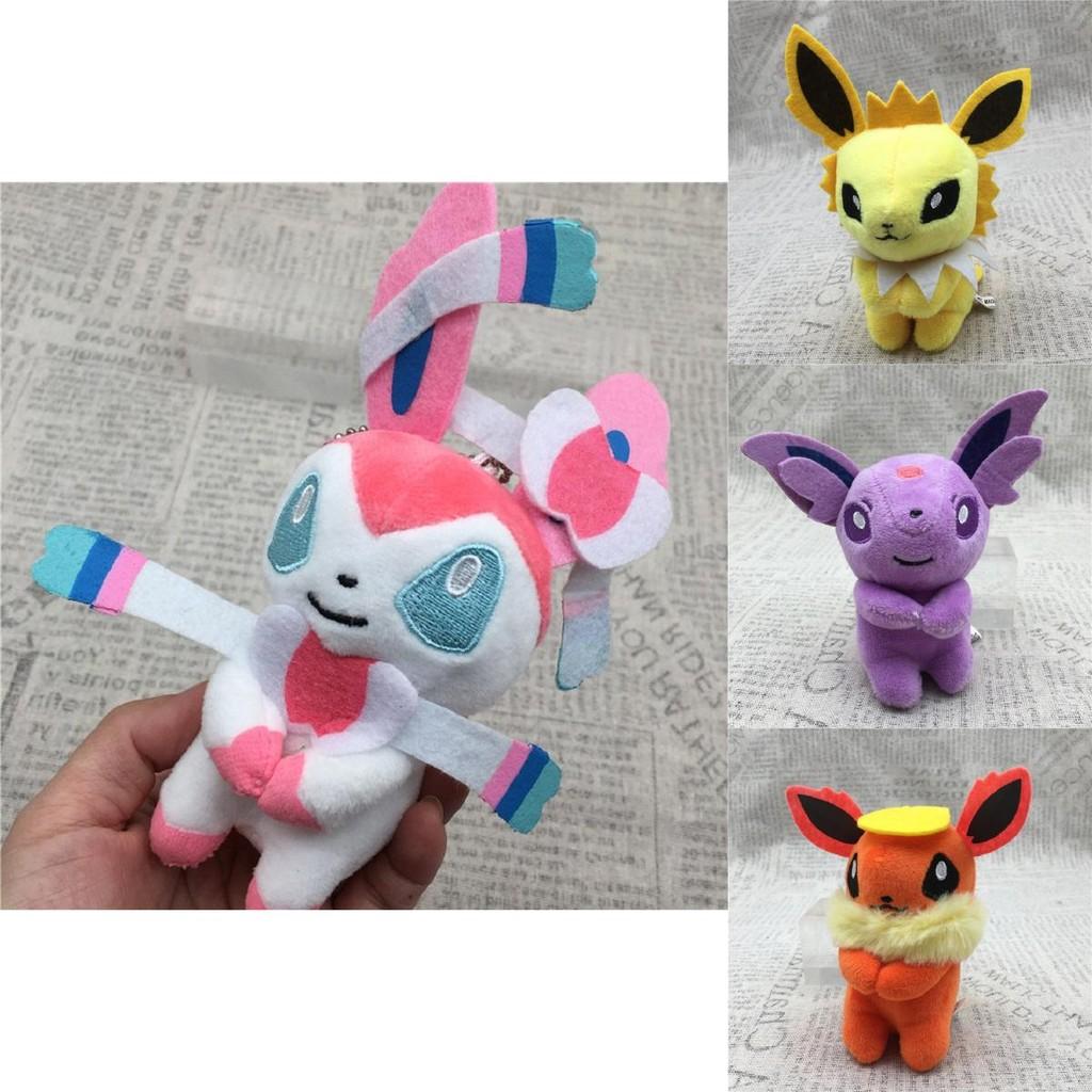 Pokemon Peluş Dolgulu Anahtarlık Bebek Oyuncak Kolye Çocuklar İçin Yumuşak Ve Sevimli