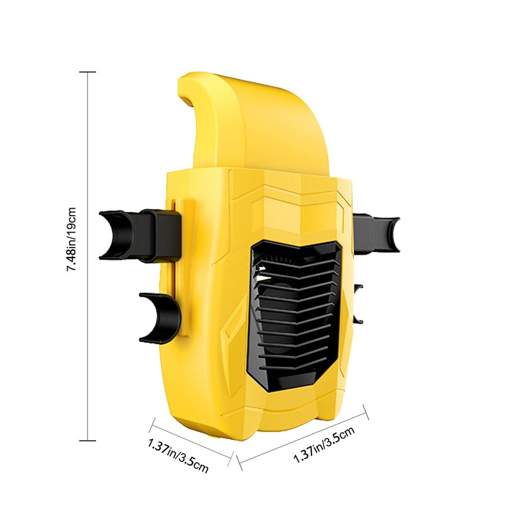 Car Cooling Fan Auto Rear Seat Headrest Electric Air Fan Portable 3 Speed USB Powered for Vehicle SUV RV Interior