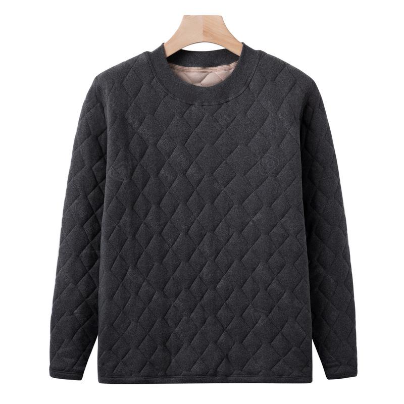 

Зимняя одежда для папы, маленькая хлопковая куртка и бархатный теплый топ, мужской костюм для среднего и пожилого возраста, зимний костюм большого размера для дедушки 3XL