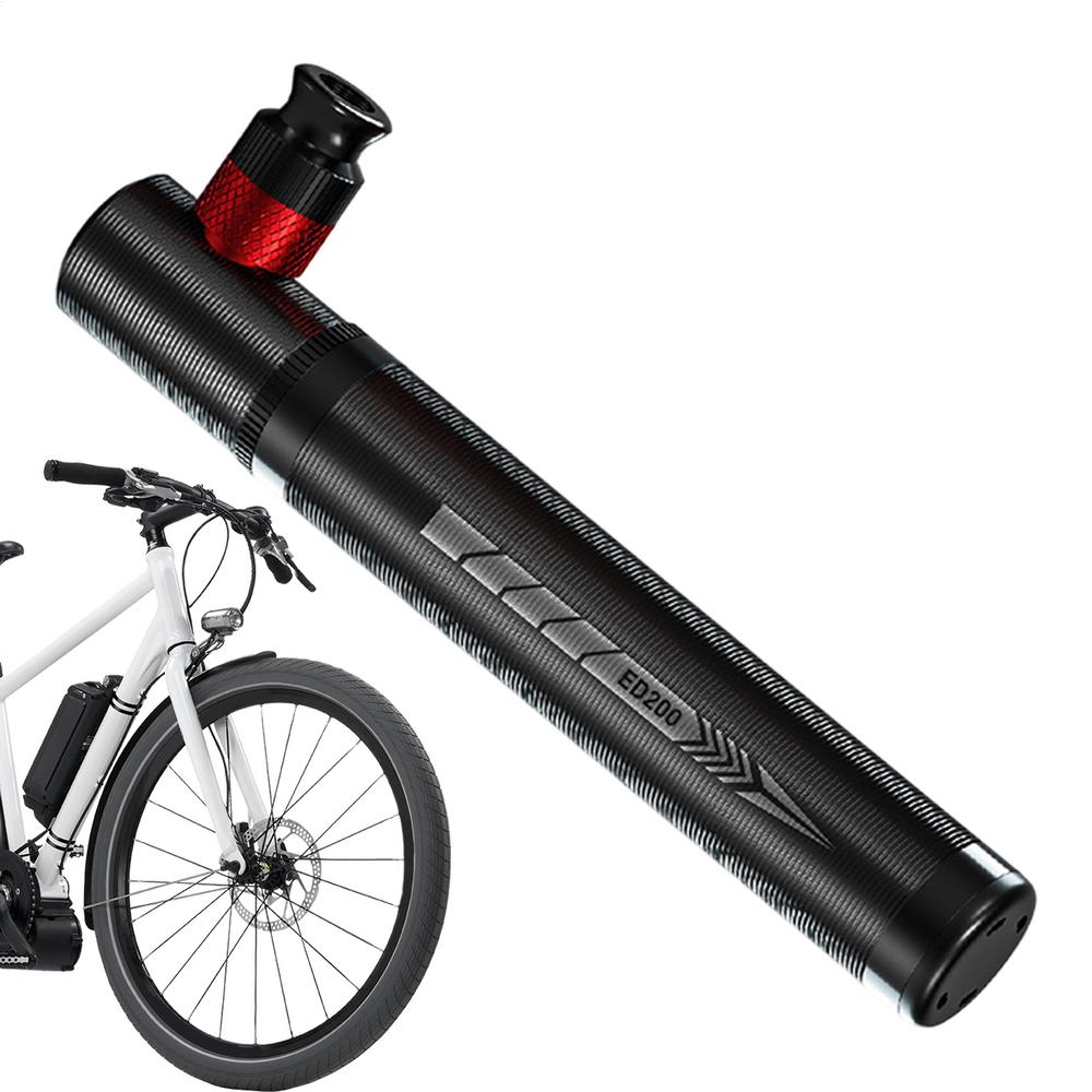New Bike Air Pump Portable Bicycle Tire Pump America And French Schrader Valve Lightweight For Swimming Ring Football Basketball