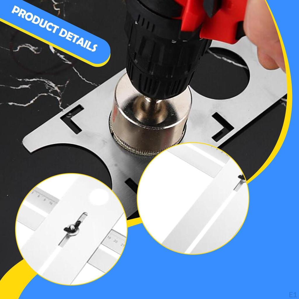 Ceramic Tile Hole Floor Dril Holes Accessory Puncher Opening Punching Hand Tool for Marbles Glass