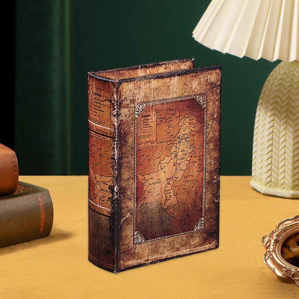 Simulation Book Model Miniature Storage Box Luxury Jewelry Case for TV Cabinet Hotel Bedroom