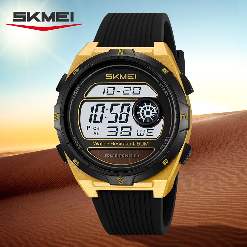 SKMEI 2436 Luxury Waterproof Electronic Watch for Men Stopwatch Sports Digital Wristwatches Mens Alarm Clock Reloj Hombre 1628
