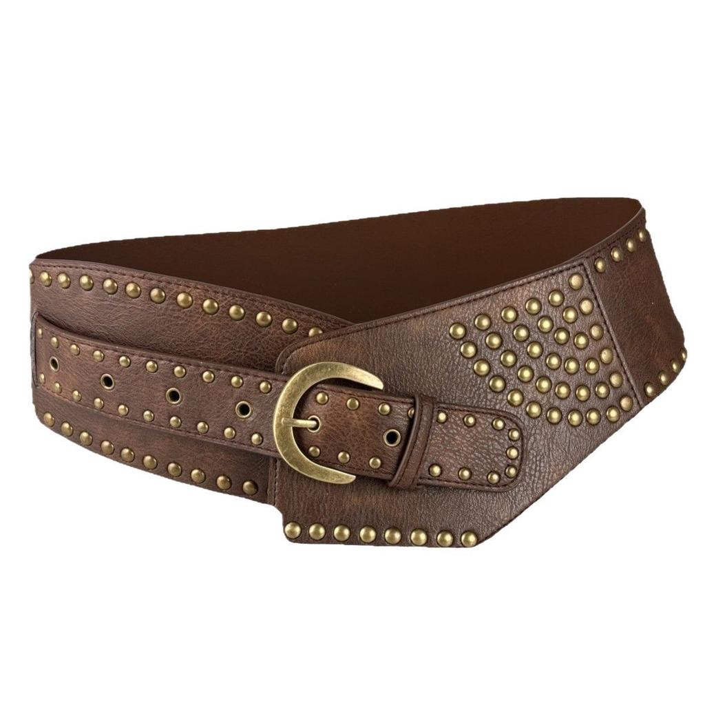 The New Rivet Punk Wide Belt Is A Stylish and Versatile Retro Belt That Is Both Stylish and Versatile