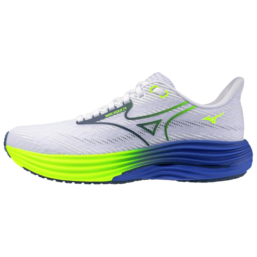 

Mizuno Wave Rider 29 Comfortable Versatile Casual Running Shoes Men sneakers White J1GC250353 40.5