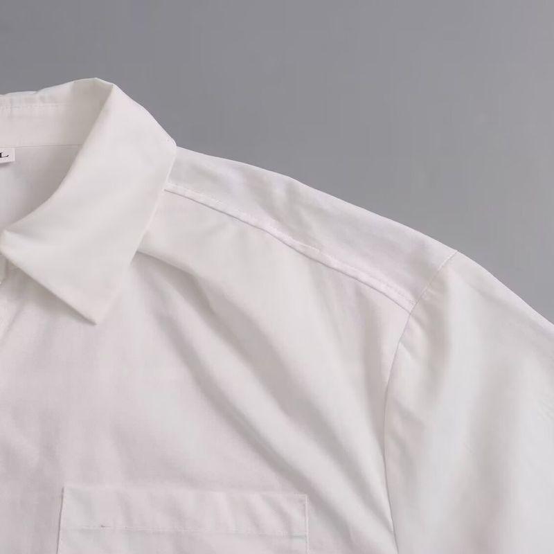 Kaslead New Women Clothes Western Style Fashion Cotton Twill Poplin Loose Variety Shirts