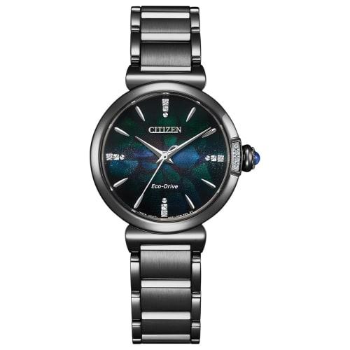 

CITIZEN 100th Anniversary Limited Edition Waterproof Eco-Drive Watch, CITIZEN L EM1067-88E, Women s, Black