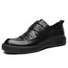 Genuine leather men's shoes winter leather shoes men's velvet business casual shoes one pedal cotton shoes comfortable