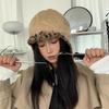 Retro Earmuffs Cap Imitation Mink Fur Bomber Hats Unisex Ski Hats  Winter Season Outdoor Headwear