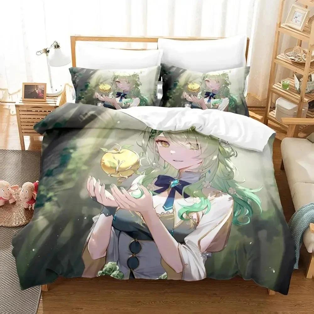 

3DAnime Ceres Fauna Ch. hololive-EN Комплект постельного белья Пододеяльник Постельный комплект Одеяло Чехол Наволочка Одеяло размера king-size Для мальчиков Взрослых 70x133cm 2pcs