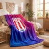 Stoke City Football Print Flannel Blanket Soft Warm Sofa Bed Throw Blanket For Home Office Bedroom