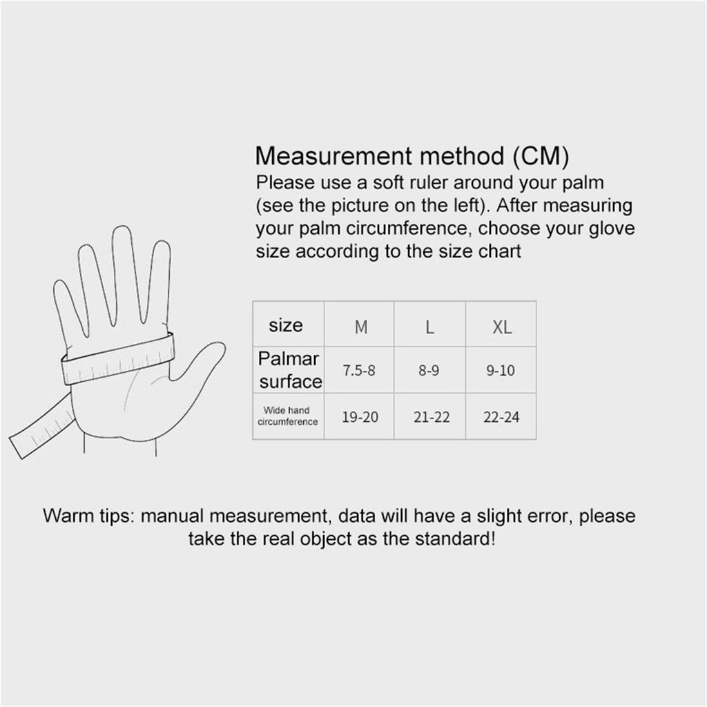 Winter Ski Gloves Waterproof Windproof Thermal Insulated Gloves with Adjustable Wrist Strap and Touchscreen Compatible Design for Outdoor Sports