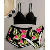 Women's Sexy Underwire Swimsuit Bikini - Cross-Border European & American Style