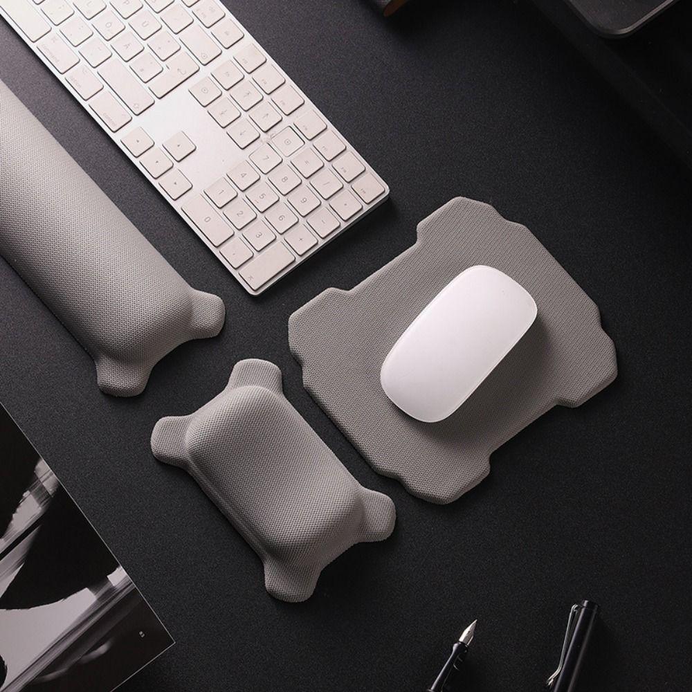 1/2pcs Ergonomic Ergonomic Mouse Pad Slow Rebound Keyboard Hand Cushion Office Supplies