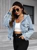2026 Spring/Summer Women's Hooded Denim Jacket