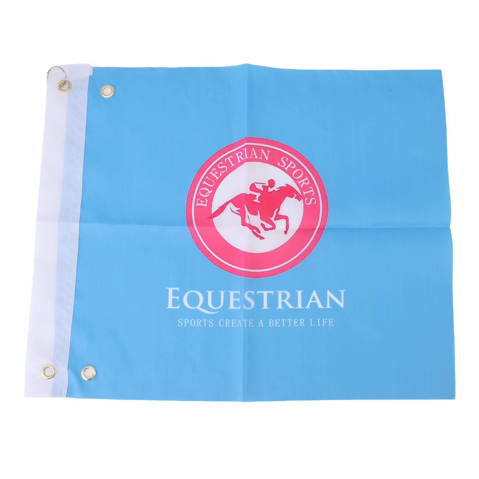 Outsideworld Red 2Pcs Horse Training Flags Referee Flags Lightweight Equestrian Competition Outdoor Training Signal Flags