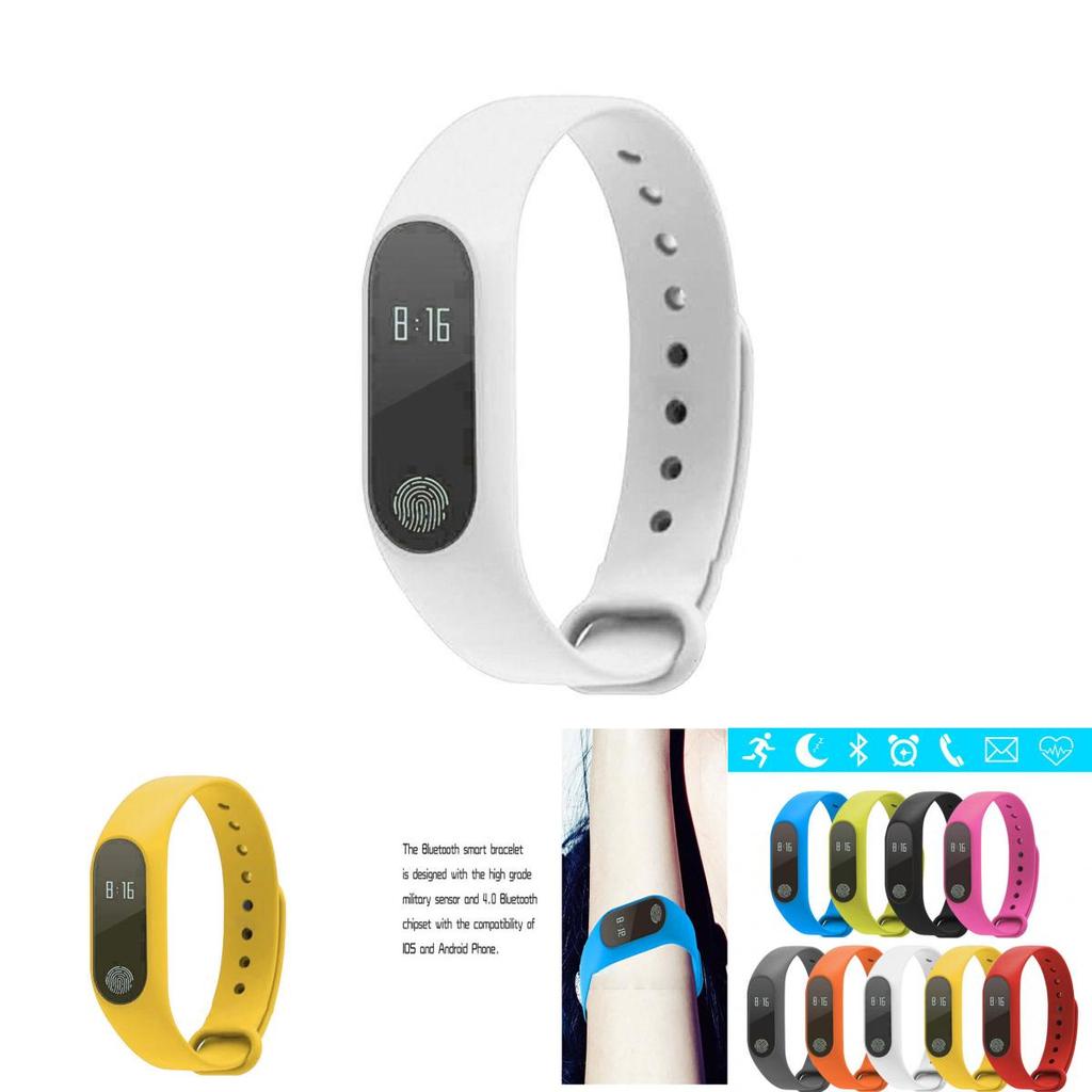 Stylish Bracelet Band 2 Bluetooth Smart Watch Featuring Heart Rate Monitor And Ip67 Waterproof Design