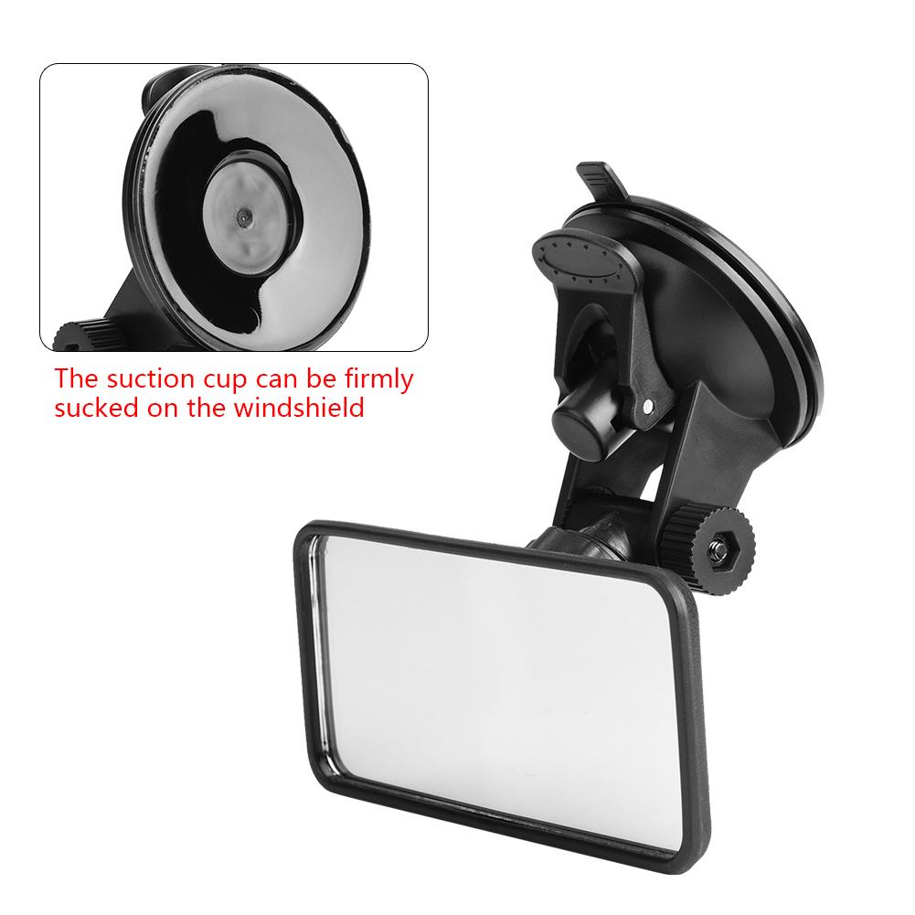 Baby Car Mirror Rr View Mirror for Kids    with Push-Type Injection Large Suction Cup & Lock