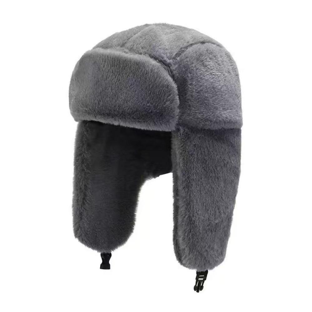 Windproof Hooded Hat Thickened Ear Protecting Cap Cute Warm Hat  Women
