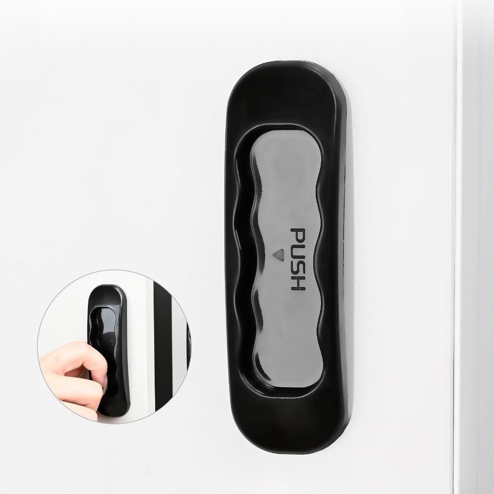 2pcs Fashion PP Door Handle Hardware Self-Adhesive Door Knob Multifunctional Punch-free Door Handlebar Kitchen