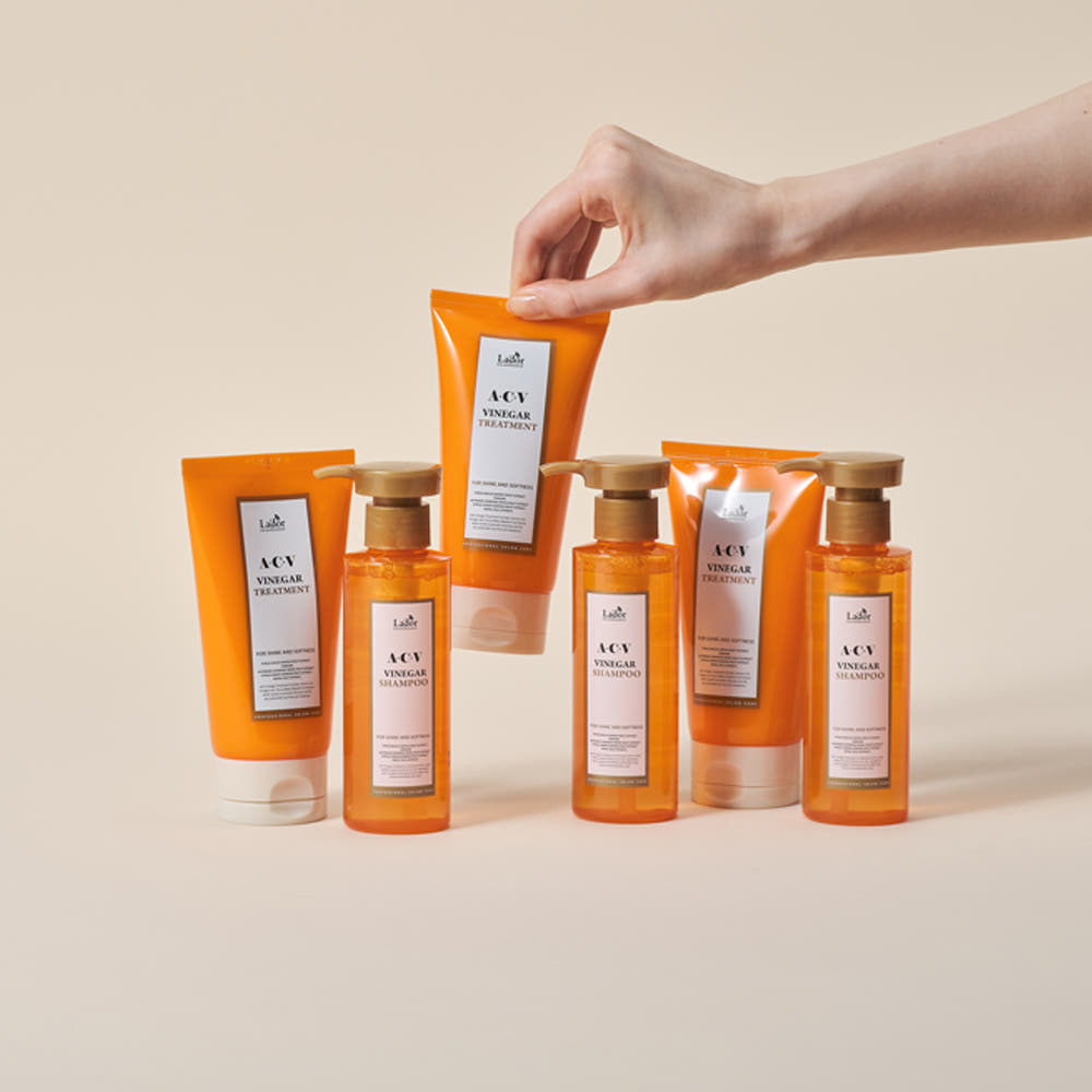 [Lador] ACV Clarifying Hair Set (Shampoo + Treatment 150ml) - [K-BEAUTY] Apple Cider Vinegar Scalp Detox