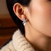 Zircon Korean Style Earrings Crystal Starfish Ear Studs Elegant Starfish Pearl Stud Earrings  Women