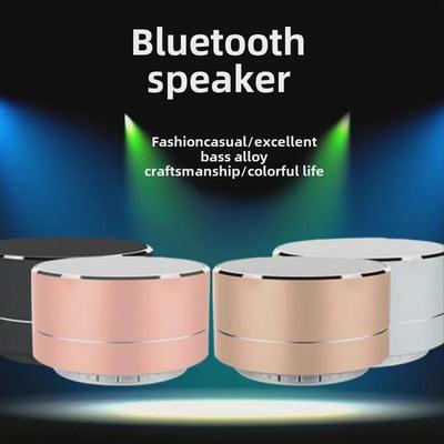 Haut-parleur Bluetooth A10 Mini en Métal avec Carte USB & Logo Personnalisé