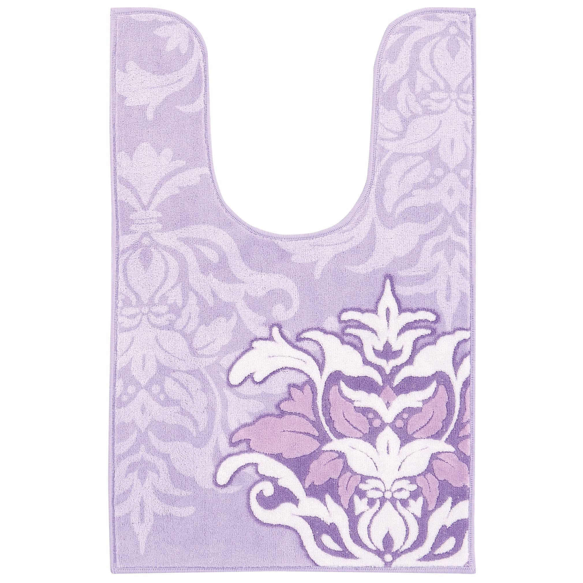 

Senko DECORMUSEE Самира Длинноухий Туалет 95 x 60 Лавандовый Дамаск Антибактериальный и Запах Сделано в Номер продукта 32055 Коврик, Прибл.. см, Узор,