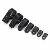 25/50pcs Plastic Cable Clips R-Type Black Hose Fasteners Durables Nylon Clamp Mount Fix Hardware  Fitting Wire Management