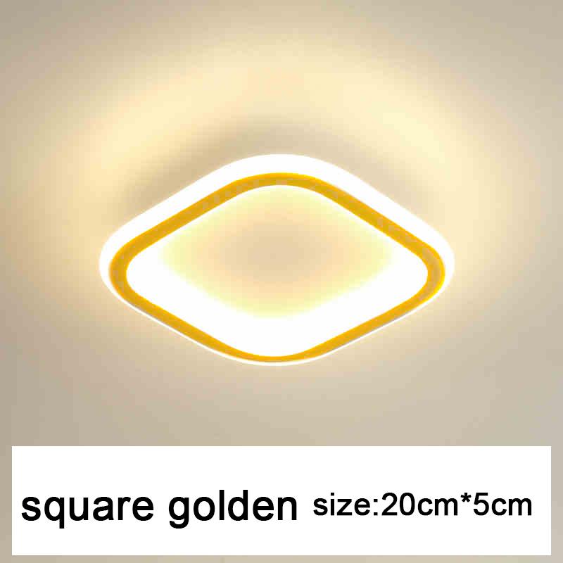 Modern LED Aisle Ceiling Lights Nodic Home Lighting Led Surface Mounted for Bedroom Living Room Corridor Light 3-color Lighting