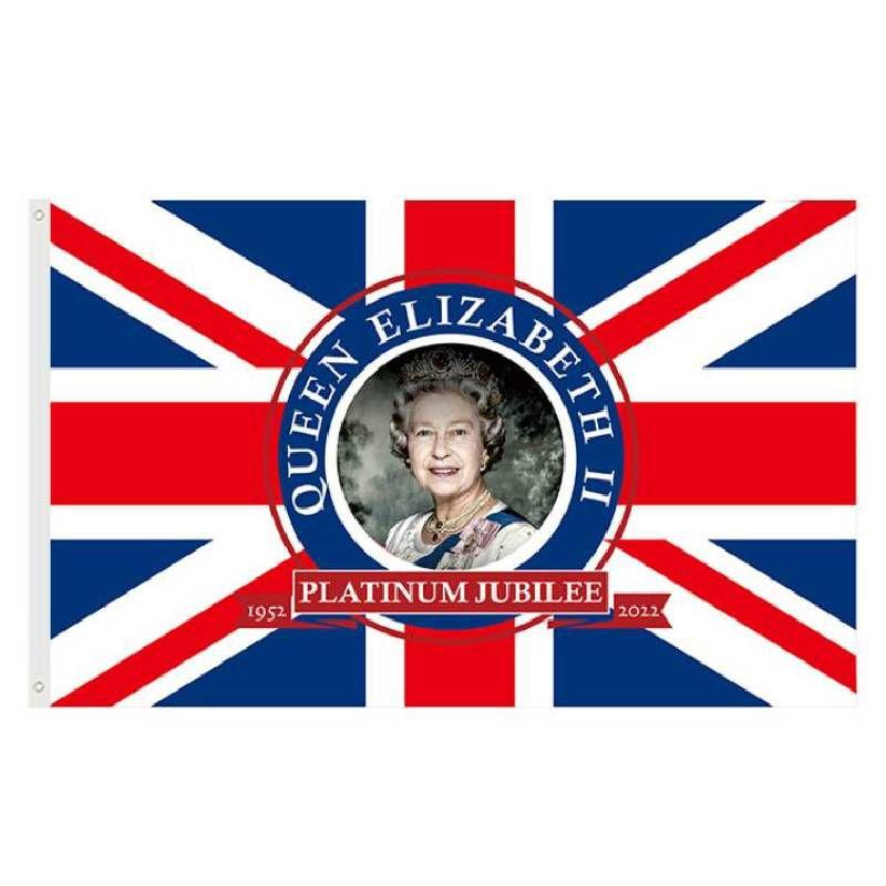 Union Jack Platinjubiläumsflagge für Britische Nationaltagsdekoration