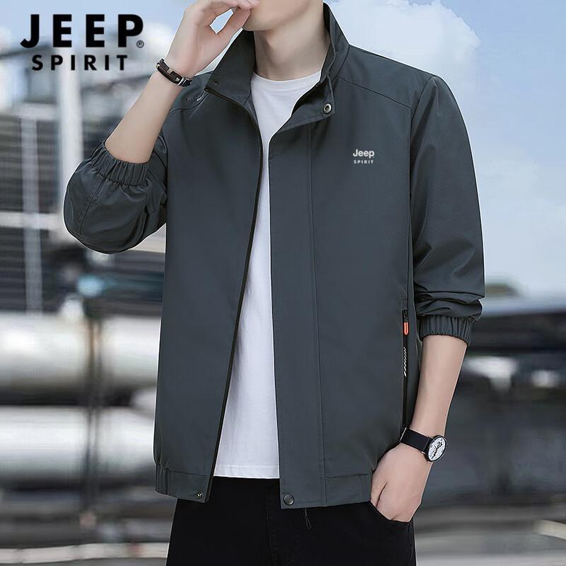JEEP SPIRIT Men's Casual Slim Fit Jacket