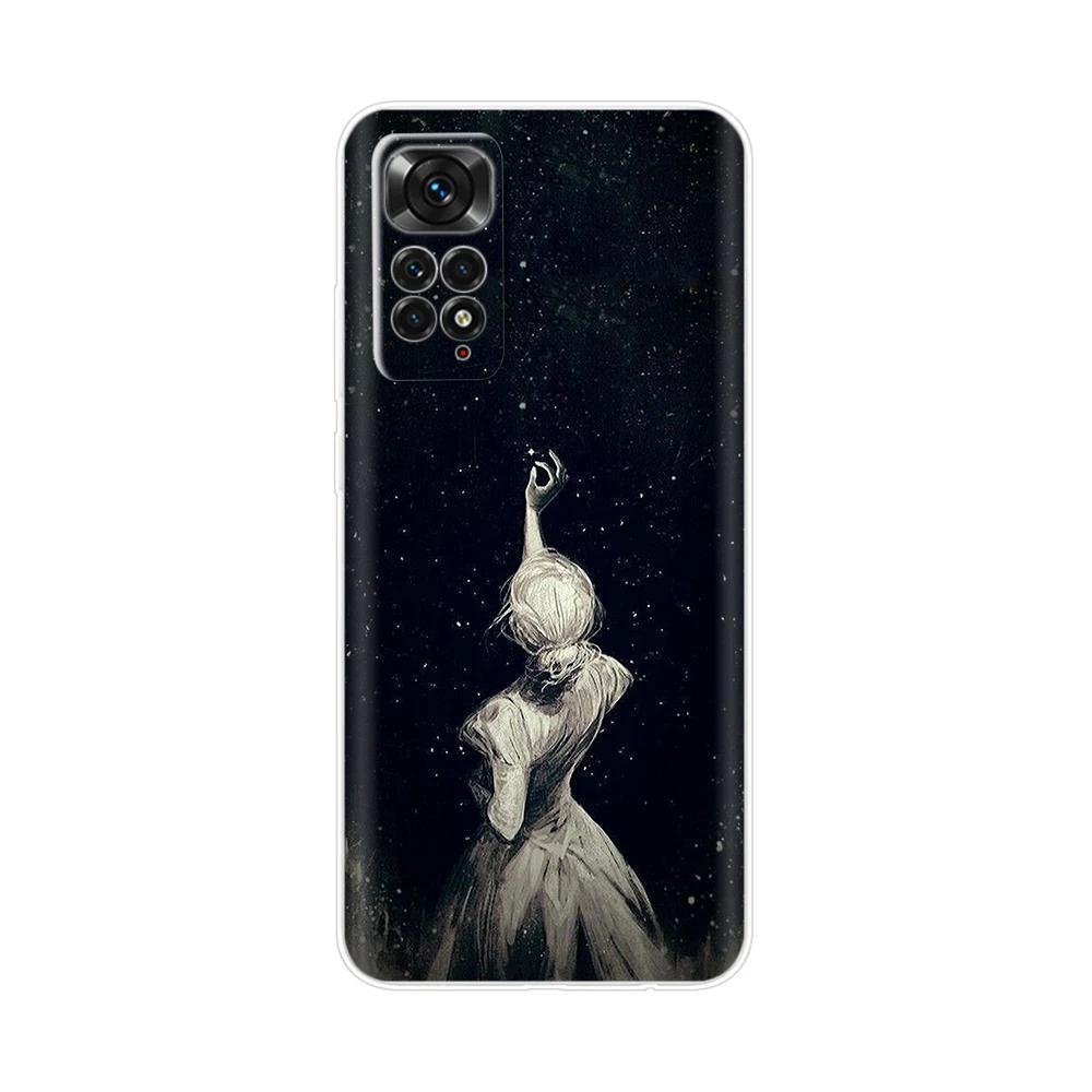 For Redmi Note 11 Case Soft Clear TPU Silicone Bumper Back Cover for Xiaomi Redmi Note11 Note 11 Pro 5G 4G 11s Phone Case Coque