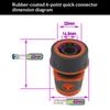 1/3 Pcs Garden Hose Quick Connector Stopwater Connector Garden Tap Water Coupler Watering Pipe Fitting