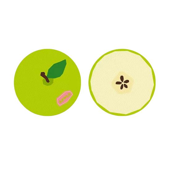 Car Water Coaster 2.36inch Universal Non-Slip Coaster Car Cup Holder Coaster Double-Sided Fruit Design
