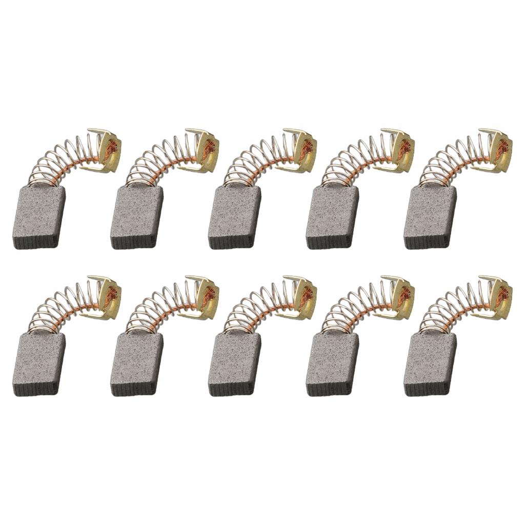 Carbon Brushes 10Pcs Accessories Brand New Carbon And Metal