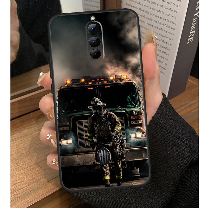 

Firefighter Fire Love Case For Nubia Red Magic 10 Pro Plus 6 7 Pro 6S 7S 5G 6R RedMagic 9S 8S 8 9 Pro Plus Coque Red Magic 7S