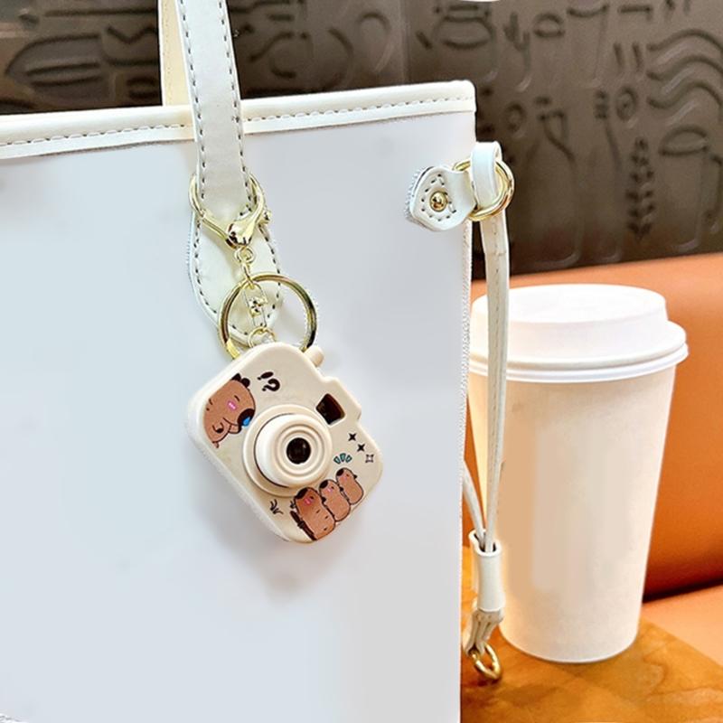 Creative Capybaras Projection Camera Keychain With Built In Mini Projector For Adults And Anime Enthusiasts