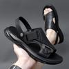 Mens Sandals Summer Genuine Leather Sandals Men Outdoor Casual Lightweight Sandal Fashion Men Sandals